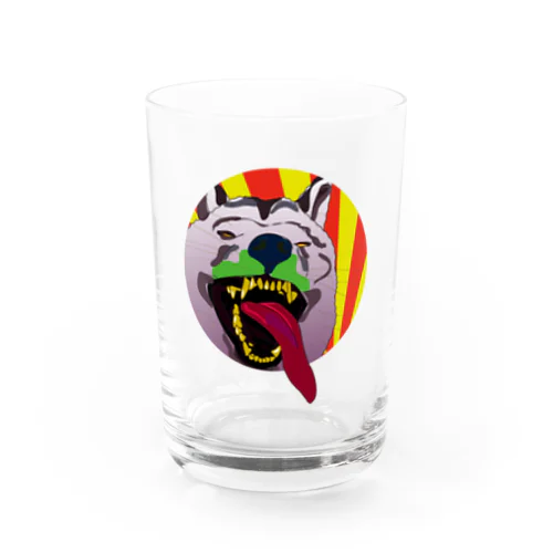 ZODIAC dog（戌）　円 Water Glass