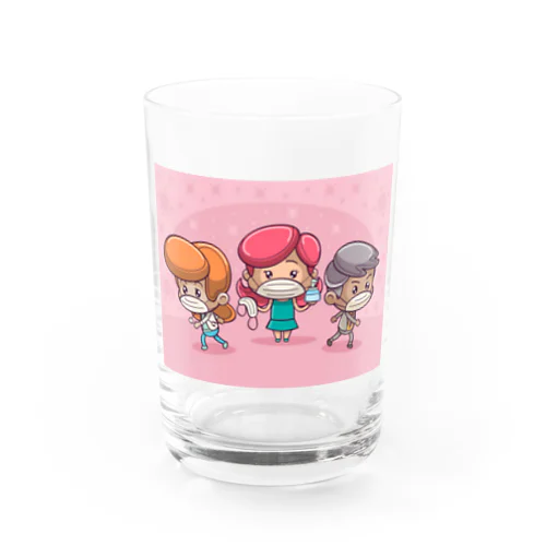 マスク手洗い Water Glass