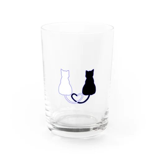 幸せ猫ちゃん Water Glass