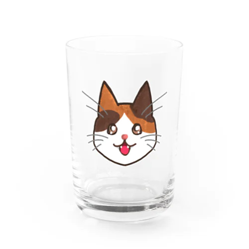 三毛猫ちゃん Water Glass