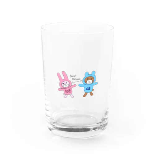 Social Distance Water Glass