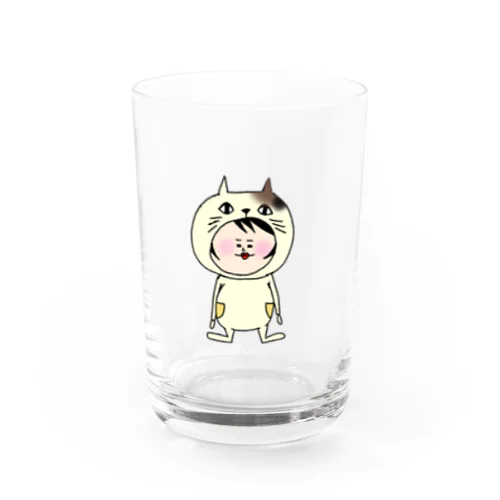 みけこさん Water Glass