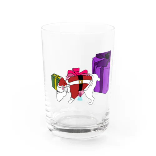 ぷにもちクリスマス Water Glass