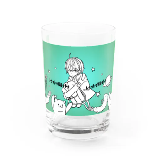 友絆リュリュ惑星ループVer.（クマ、エビフライ付） Water Glass