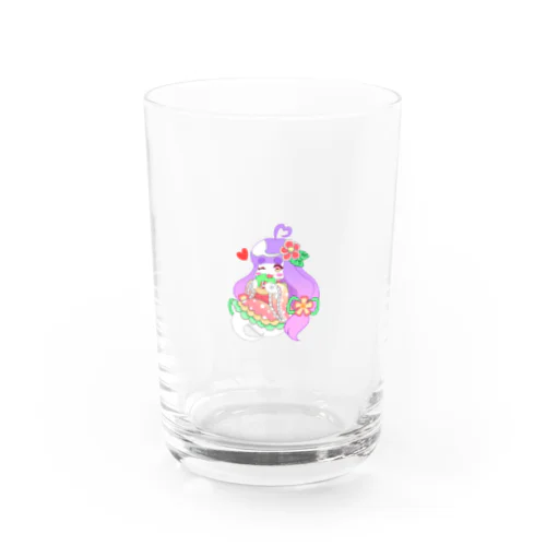 スイーツ好きのお化けのレムリー Water Glass