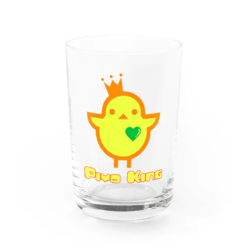 Piyo King Water Glass