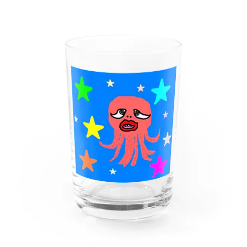 タコっていうか宇宙人的なテキーラ Water Glass