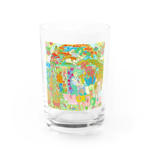 green house bar Water Glass