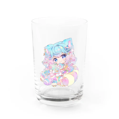 わたぬきデフォルメイラストグッズ Water Glass