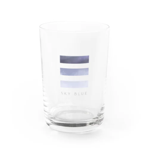 SKY BLUE Water Glass