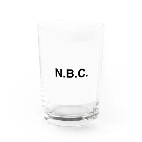 N.B.C.  Water Glass