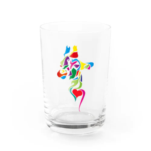 キリンのカラフルタトゥiphoneケース Water Glass