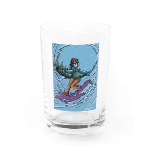 スノボ少女 Water Glass