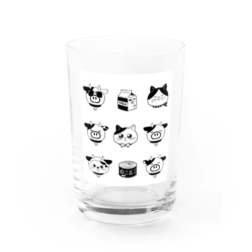 猫探し Water Glass