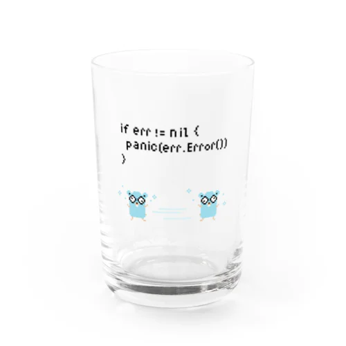 Don’t Panic! Water Glass