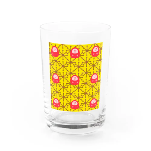 はんなりだるまちゃん Water Glass