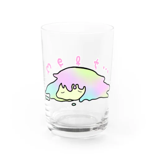 溶けるちゃん Water Glass