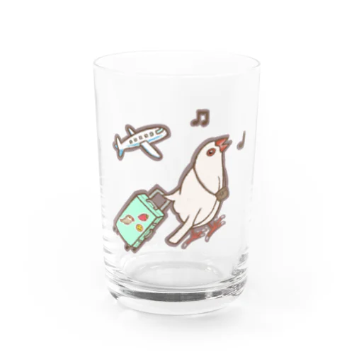 むちむちぶんちょう　とらべる Water Glass