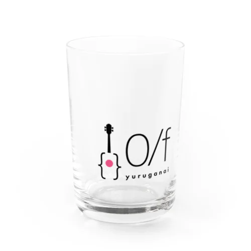 0/f ゆるがない ロゴ01 Water Glass