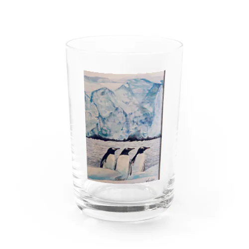 南極のペンギン Water Glass