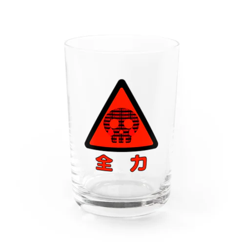 (COOH)2血涙ロゴ Water Glass