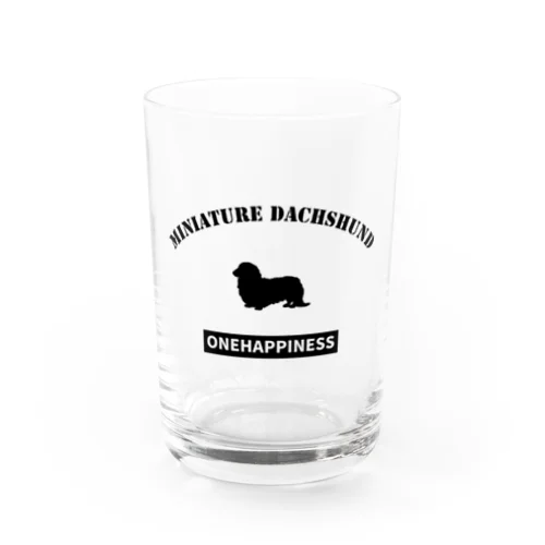 ミニチュアダックスフンド  ONEHAPPINESS Water Glass