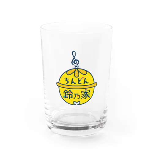 ちんどん鈴乃家 ロゴ オリジナルグッズ Water Glass