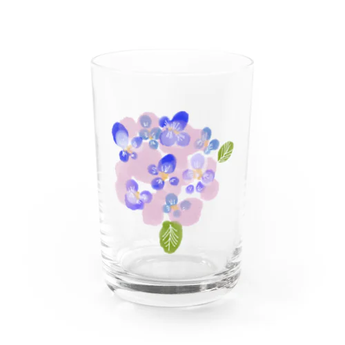 君の名は紫陽花 Water Glass