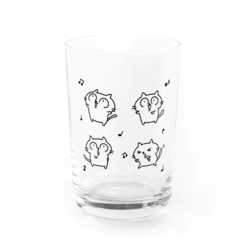 お歌るんるん Water Glass