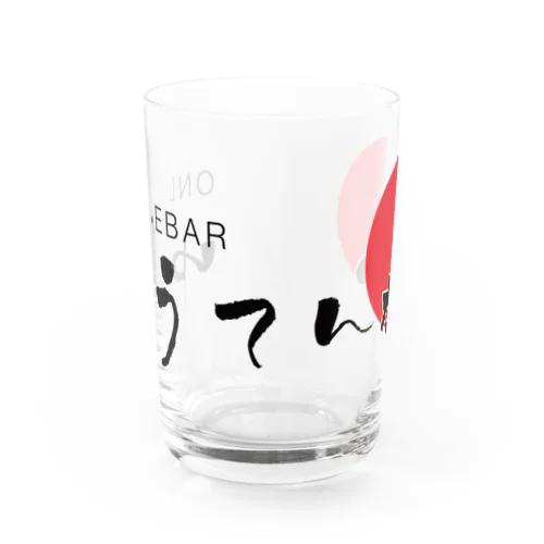 ゆうてんかロゴ Water Glass