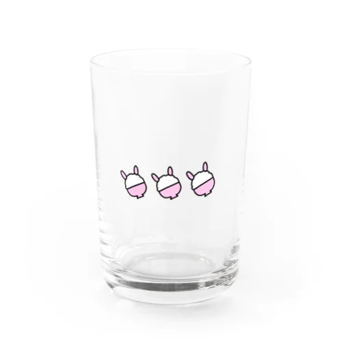 おこめもうさぎもるろろ Water Glass