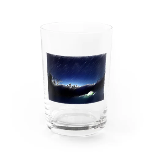 冬の星空キャンプ Water Glass