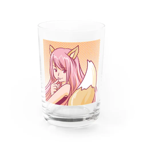 夕日の狐娘 Water Glass