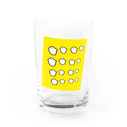 団結オバケちゃん Water Glass