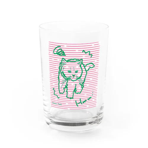 ふきげんにゃんこ Water Glass