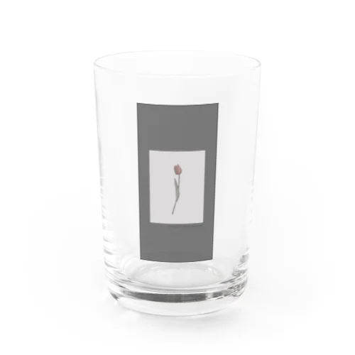 tulip gray Water Glass