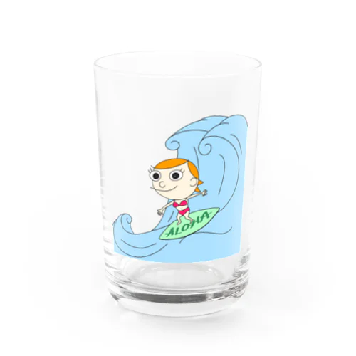 aloha Charlie Water Glass