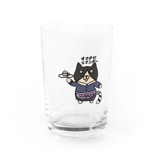 カフェウェイトレスねこ Water Glass