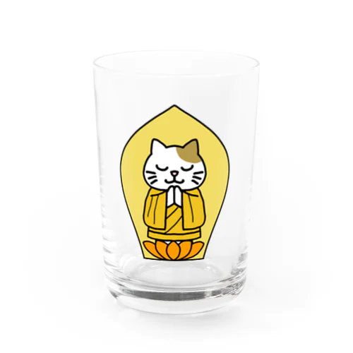 猫ほとけさま Water Glass