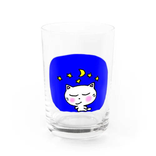 今夜も徹夜だぜ Water Glass