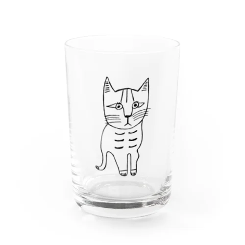 ねこの様子 Water Glass