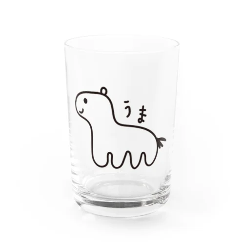 うまくん Water Glass