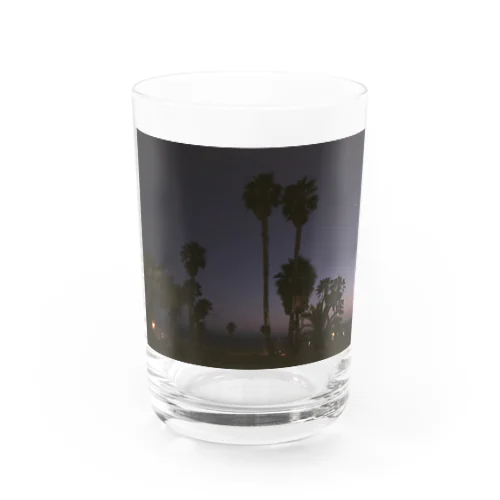 Mid-Summer Santa Monica Water Glass