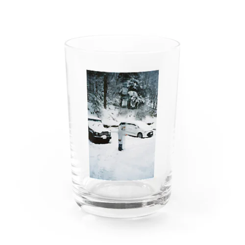 snowman Water Glass