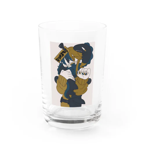 サメうつぼちゃん Water Glass