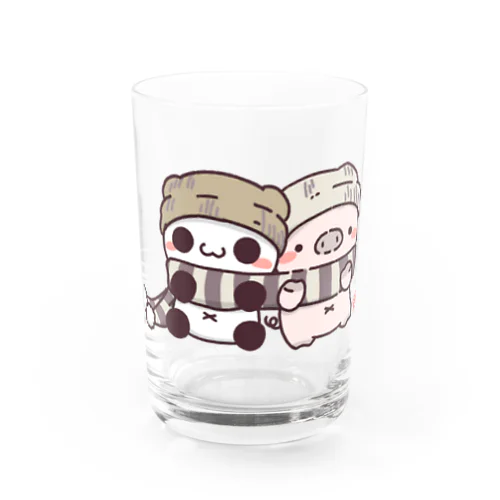 ぬくぬくぱんとん Water Glass