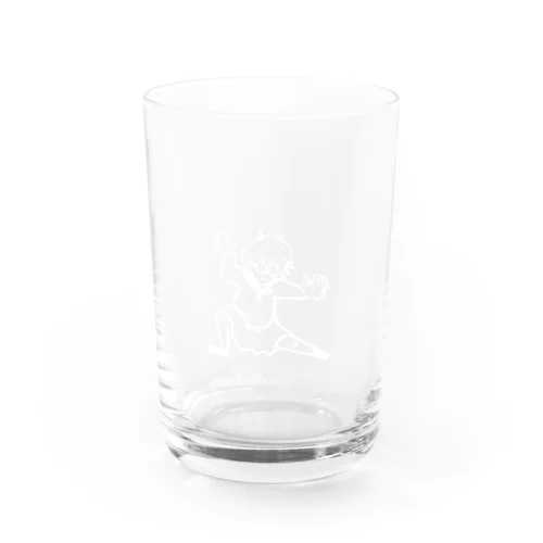 セーラーカンフー白 Water Glass