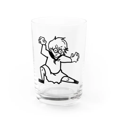 セーラーカンフー黒大 Water Glass