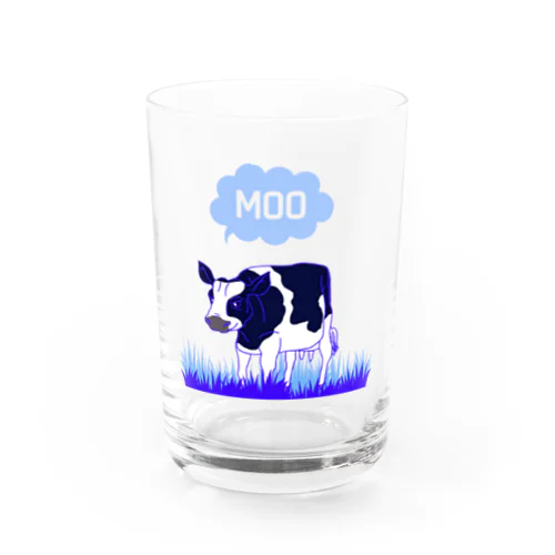 ウシ（BLUE） Water Glass