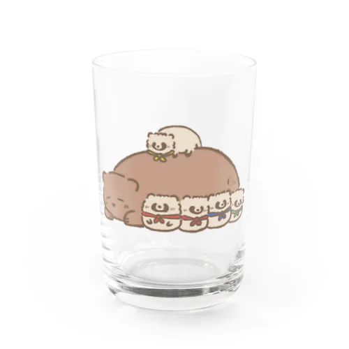 ゴレンジャーたぬき2 Water Glass